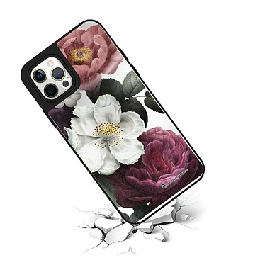 Avis LaCoqueFrançaise Coque iPhone 12/12 Pro miroir Fleurs roses Design