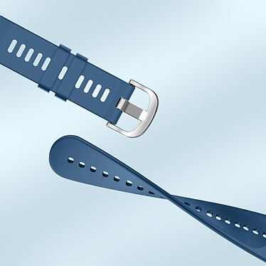 Acheter Avizar Bracelet pour Honor Magic Watch 2 46mm Silicone Texturé Bleu