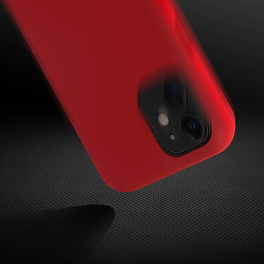Acheter Avizar Coque iPhone 11 Silicone Semi-rigide Mat Finition Soft Touch Rouge