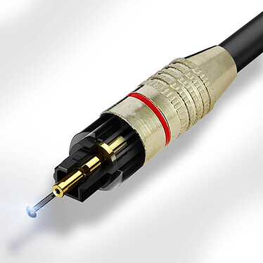 LinQ Câble Optique Audio Numérique Connecteur Toslink Flux lumineux 1m  Noir pas cher