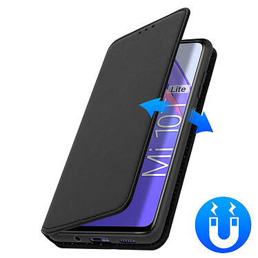 Avizar Housse Xiaomi Mi 10T Lite Étui Folio Portefeuille Fonction Support Noir pas cher