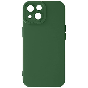 Avizar Coque pour iPhone 13 Silicone Mat Protection Caméra Vert