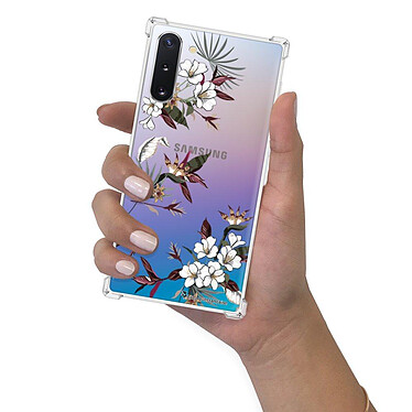 LaCoqueFrançaise Coque Samsung Galaxy Note 10 anti-choc souple angles renforcés transparente Motif Fleurs Sauvages pas cher