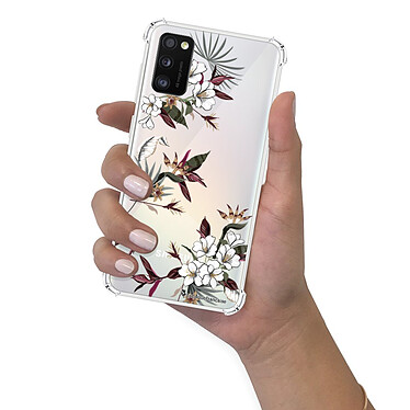 LaCoqueFrançaise Coque Samsung Galaxy A41 anti-choc souple angles renforcés transparente Motif Fleurs Sauvages pas cher