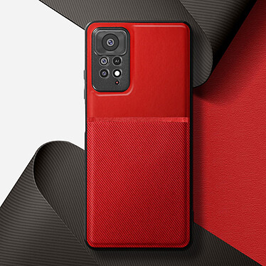 Acheter Avizar Coque pour Xiaomi Redmi Note 11 Pro 5G rigide avec contour souple antichoc  Rouge