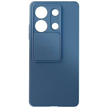 Nillkin Coque pour Xiaomi Redmi Note 13 5G Antichoc Cache Caméra coulissant Bleu