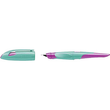 STABILO Stylo plume EASYbirdy R, droitier, turquoise/rose fluo