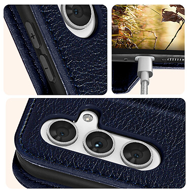 Acheter Avizar Étui pour Samsung Galaxy A54 5G Clapet Porte-carte Support Vidéo  Bleu Nuit