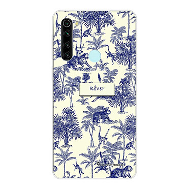 LaCoqueFrançaise Coque Xiaomi Redmi Note 8 T 360 intégrale transparente Motif Botanic Rêve Tendance