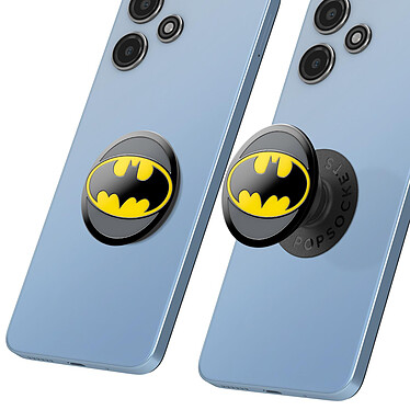 Acheter Popsockets PopGrip Design Batman pour Smartphone, Bague et Support Universel Noir