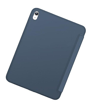 Evetane Étui Smart Cover iPad Mini (2021) 6eme Generation Bleu à Rabat avec Support pas cher