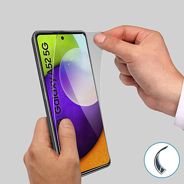 Avizar Film Samsung Galaxy A52 et A52s Verre Flexible 9H Adhésion Totale Transparent pas cher