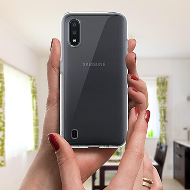 Acheter Avizar Coque Samsung Galaxy A01 Protection Arrière Rigide + Avant Souple Transparent