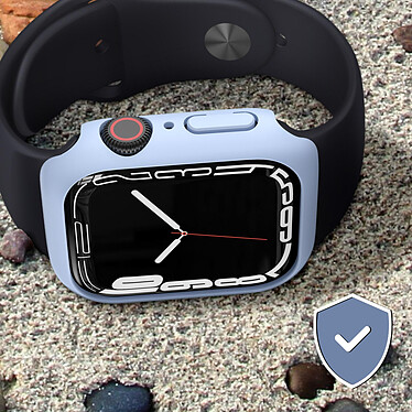 Avizar Coque Antichoc Protection Apple Watch Series 8 / 7 45mm Bleu pas cher