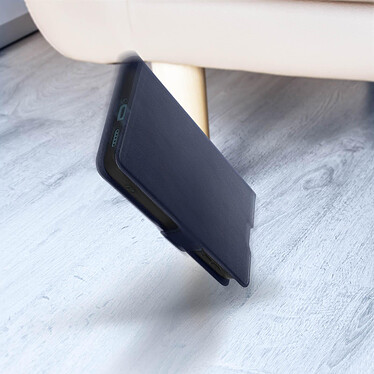 Acheter Avizar Étui pour Xiaomi Redmi Note 12 4G et 5G Ultra-fin Double Languette Magnétique  bleu nuit