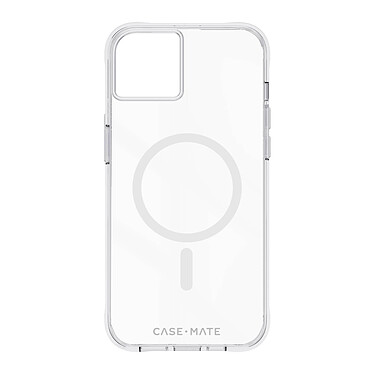Case mate Coque MagSafe pour iPhone 15 Plus Silicone Anti-chutes 3m Recyclable Antibactérien Transparent