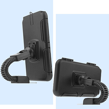 Avizar Support Rétroviseur pour Téléphone, Étanche avec Réglage Multi Angles,  Noir pas cher