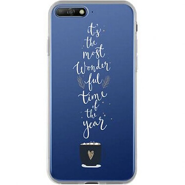 BigBen Connected Coque pour Huawei Y6 2018 Rigide avec Motifs Wonderful Time Transparent