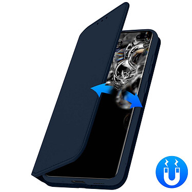 Avizar Housse Samsung Galaxy S20 Ultra Étui Folio Portefeuille Fonction Support bleu pas cher