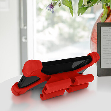Acheter Avizar Coque pour Smartphone 5.3 à 6 pouces Universel Silicone Gel Bumper Fonction support  Rouge