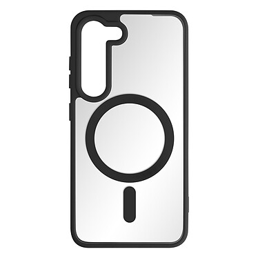 Avizar Coque MagSafe pour Samsung Galaxy S23 Plus Dos Rigide Contour Silicone Mat  Noir