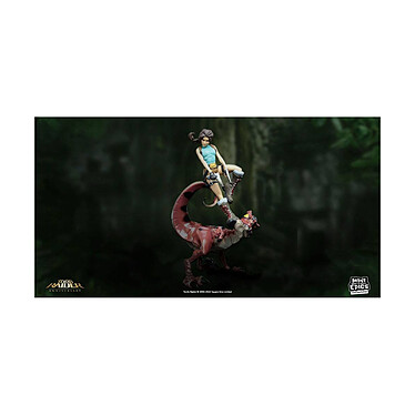 Acheter Tomb Raider - Figurine Mini Epics Lara Croft & Raptor 24 cm