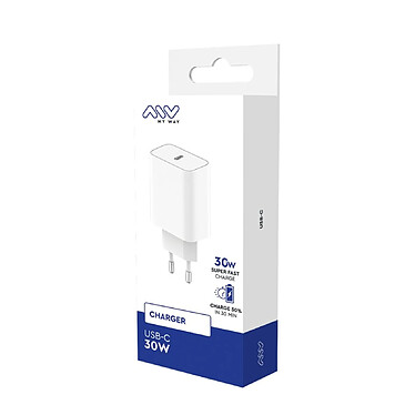 Avis Myway Chargeur Secteur Power Delivery USB-C 30W et Quick Charge Blanc