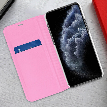 Avis Avizar Housse Apple iPhone 11 Pro Max Étui Folio à Clapet Porte-carte rose