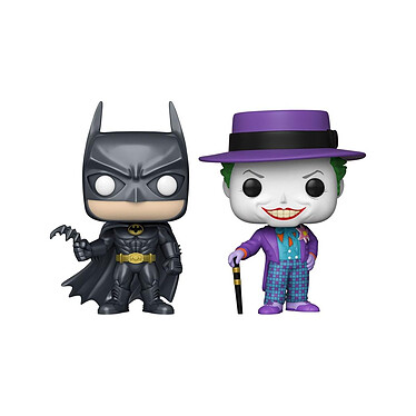 Batman (1989) -Pack 2 figurines POP! Batman & The Joker 9 cm