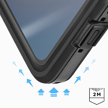 Avis Redpepper Coque Étanche IP68 pour Samsung Galaxy A34 5G Protection Intégrale Anti-chutes 2m  Contour Noir