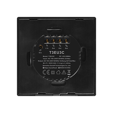 Acheter Sonoff - Interrupteur connecté Wifi T3EU3C-TX