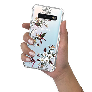 LaCoqueFrançaise Coque Samsung Galaxy S10 anti-choc souple angles renforcés transparente Motif Fleurs Sauvages pas cher