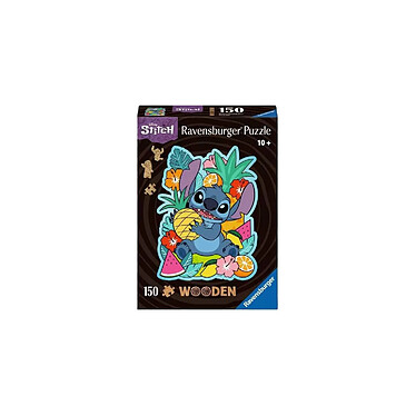 Disney - Puzzle en bois WOODEN Stitch (150 pièces)