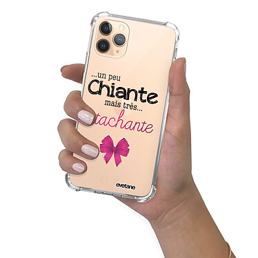 Evetane Coque iPhone 11 Pro anti-choc souple angles renforcés transparente Motif Un peu chiante tres attachante pas cher