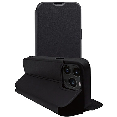 Myway Étui Folio pour iPhone 14 Pro Max Fonction Stand Noir