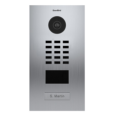 Doorbird - Portier vidéo IP avec lecteur de badge RFID - D2101V V2 EAU SALEE Inox