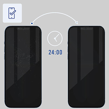 Acheter 3mk Film pour iPhone 13 Mini Flexible Auto-régénérant Fin 0.17mm  Arc+ Transparent
