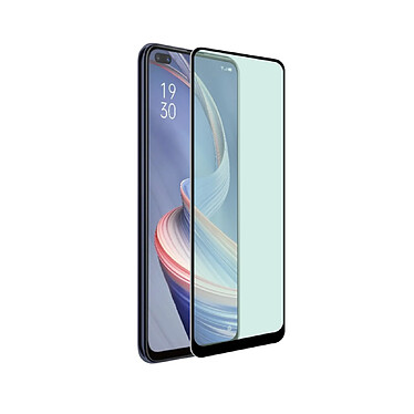 Tiger Protection d'écran pour Oppo Reno 4Z Antibactérienne Noir transparent