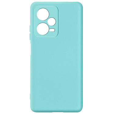 Avizar Coque pour Xiaomi Redmi Note 12 Pro Silicone Semi-rigide Finition Douce au Toucher Fine  Turquoise