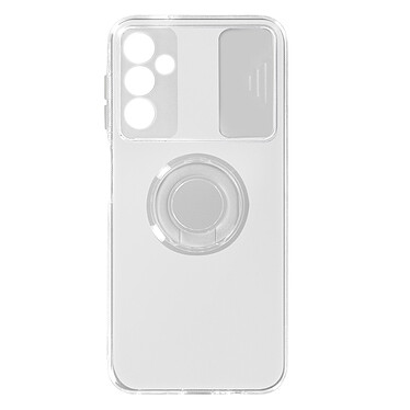 Avizar Coque pour Samsung Galaxy A14 4G et 5G avec Cache Caméra Coulissant Bague Support  blanc