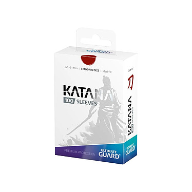 Acheter Ultimate Guard - 100 pochettes Katana Sleeves taille standard Rouge