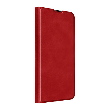 Avizar Étui Xiaomi Redmi 10A Clapet Multifonction Double Fermoir Magnétique  rouge