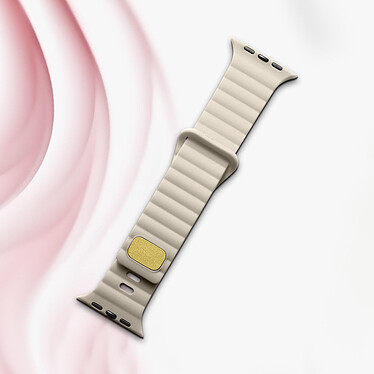 Acheter Avizar Bracelet pour Apple Watch 41mm et 40mm et 38 mm Silicone Souple et Doux  Beige