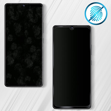 Acheter Avizar Film Samsung Galaxy A42 5G Verre Trempé Transparent Contour Noir