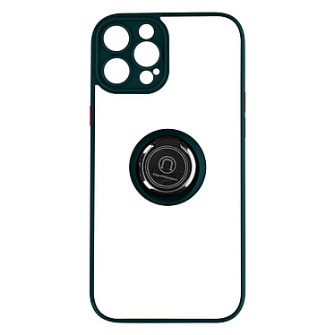 Avizar Coque pour iPhone 14 Pro Max Bi-matière Bague Métallique Support Vidéo  vert