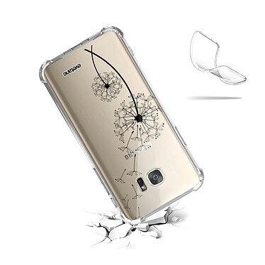Acheter Evetane Coque Samsung Galaxy S7 anti-choc souple angles renforcés transparente Motif Pissenlit
