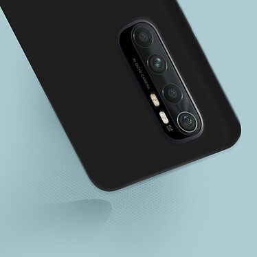 Avis Avizar Coque Xiaomi Mi Note 10 Lite Silicone Semi-rigide Finition Soft Touch Noir