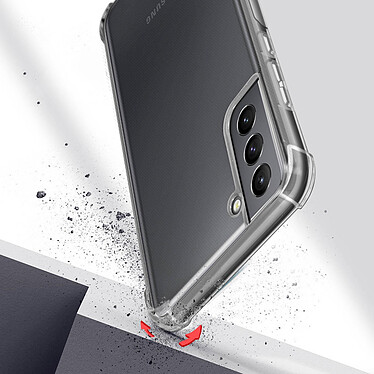 Avizar Pack Protection Samsung Galaxy S21 FE Coque Souple et Verre Trempé transparent pas cher