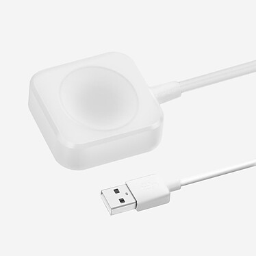 Avizar Câble Chargeur magnétique Apple Watch Charge rapide et sécurisée Blanc