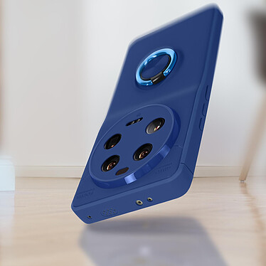 Acheter Avizar Coque pour Xiaomi 13 Ultra Silicone Bague Métallique série FlexiGrip  Bleu